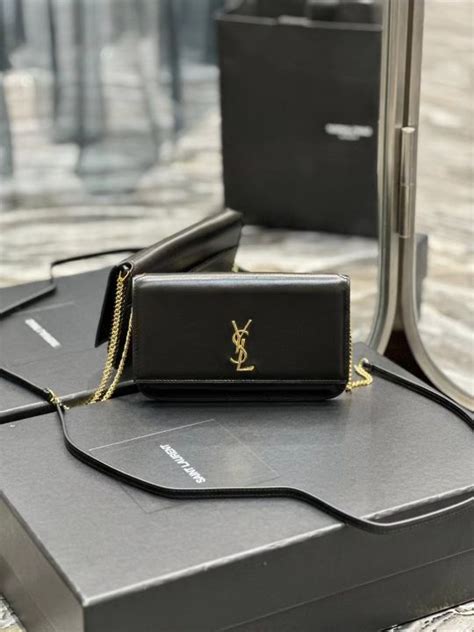 ysl iphone shoulder bag|CASSANDRE phone holder in smooth leather .